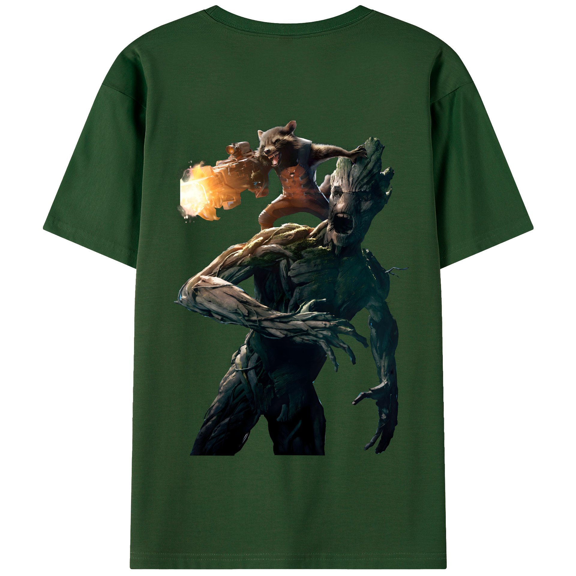 （画像用） アベンジャーズ The Avengers 綿100％半袖Tシャツ（背面プリント）